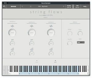 The String Flows edit tab